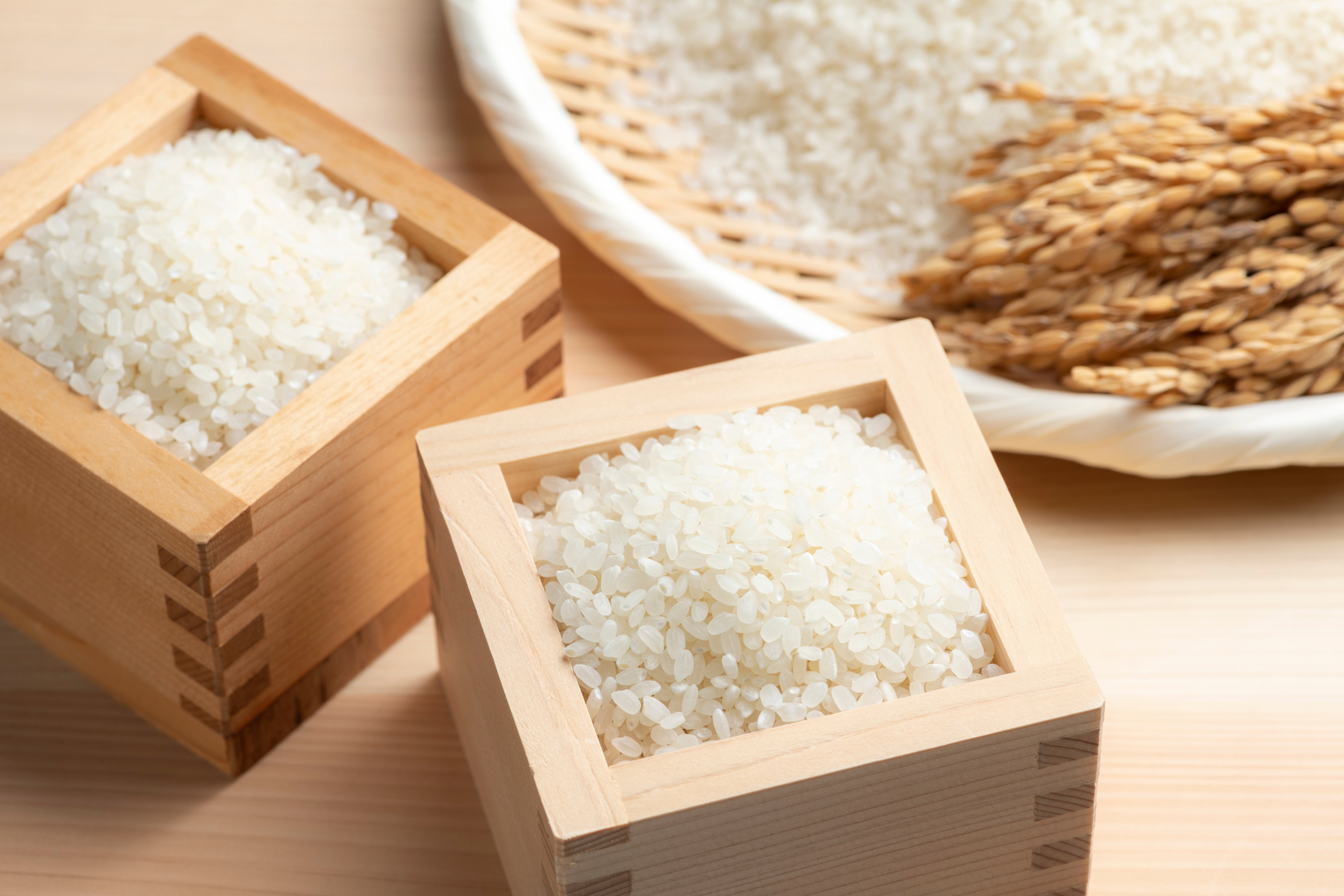 稲架干し米
